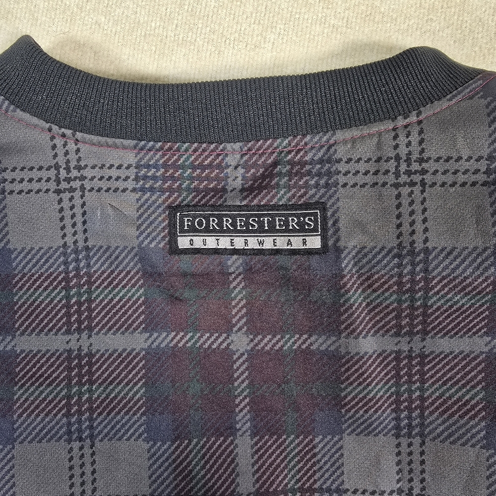 Forrester’s Reversible Golf Pullover Jacket Plaid… - image 6